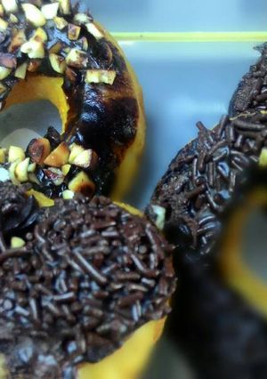 Foto resep Pumpkin donut (donat labu)