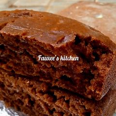 A picture of No egg no butter chocolate cake.