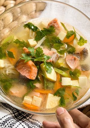 Foto resep Sup Salmon