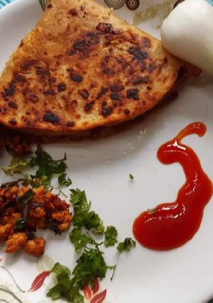 A picture of Chicken Mince Pockets.