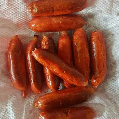 A picture of Shallow fried sausages... We don't have to deep fry always.