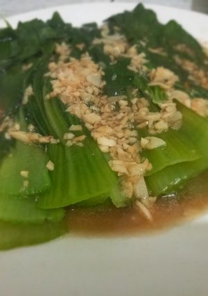 Foto resep Pokcoy Bawang Putih (Menu Sat Set Anti Ribet)