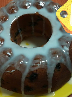 Foto de Bolo de limão e mirtilos
