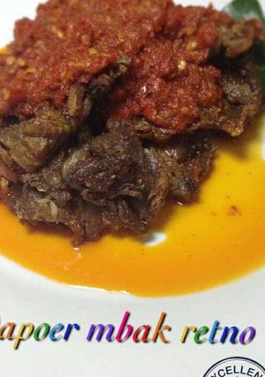 Foto resep Dendeng batokok bumbu balado