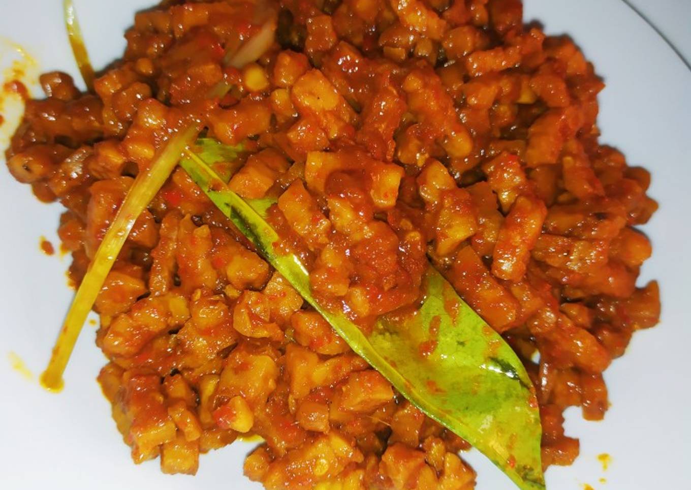 Tempe pedas manis