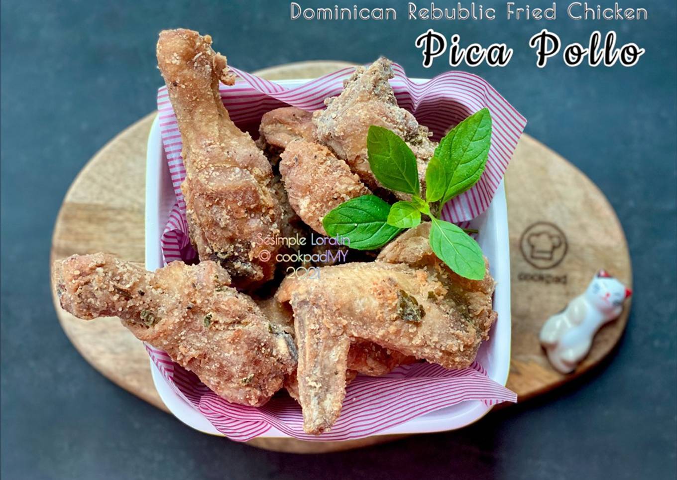 Ayam goreng dari Republik Dominika (Pica Pollo).