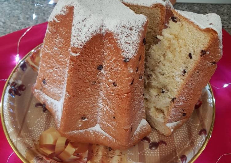 Recipe of Ultimate Pandoro con gocce di cioccolato 🎄🤩💫