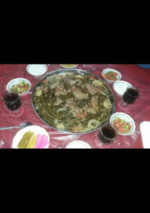 صورة لوصفة ورق العنب.(الدوالي)