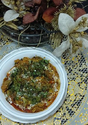 A picture of Chicken with cabbage.