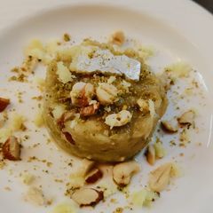 Bottlegourd halwa with dryfruits A picture of Bottlegourd halwa with dryfruits.