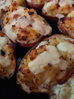 Una foto de Papas Rellenas de Panceta y Muzzarella ❤