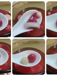 火龍果造型湯圓 的食譜成品照片
