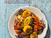 Gambar kepiting asam manis