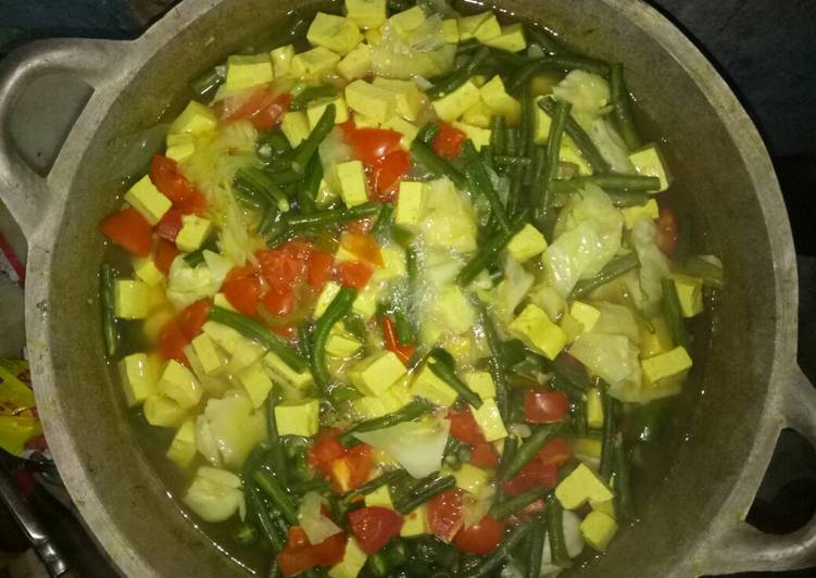 Sayur Tahu Rendah Kolesterol (Low Cholesterol)