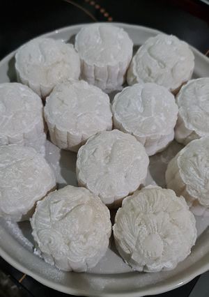 Hình của món Bánh dẻo nhân đậu xanh.