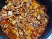 Una foto de carne de puerco