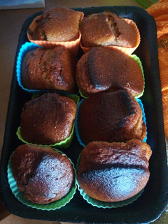 Una foto de Magdalenas caseras con pepitas de chocolate Thermomix