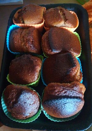 Foto principal de Magdalenas caseras con pepitas de chocolate Thermomix