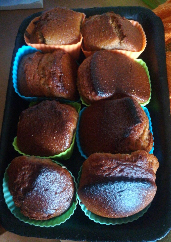 Una foto de Magdalenas caseras con pepitas de chocolate Thermomix