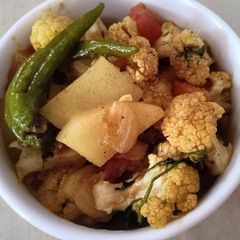 A picture of Aloo Gobhi Sabzi.