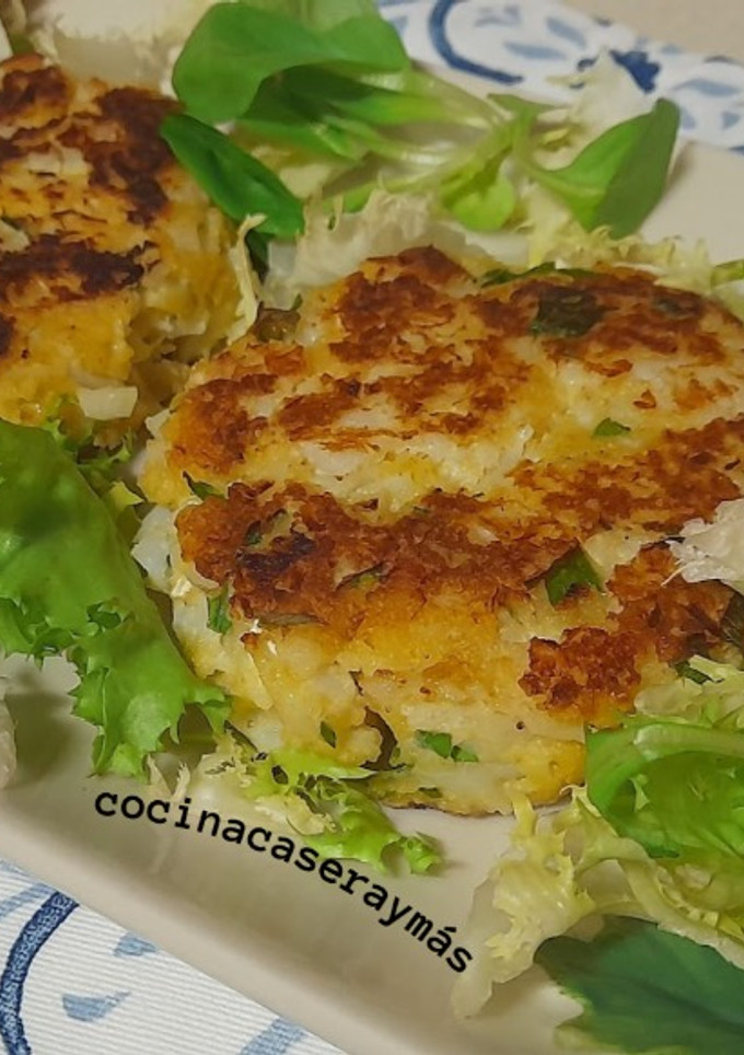 Una foto de Hamburguesas de bacalao