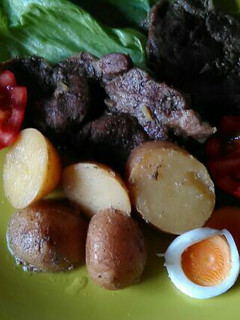 Mustáros tarja krumpli ágyon recept fotója