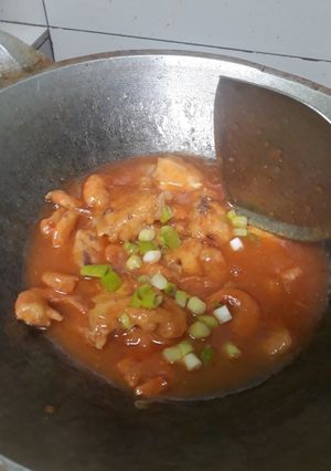 Foto resep Asam Manis Udang Tahu