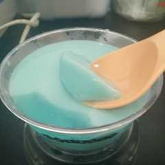 รูปของ Blueberry silky pudding