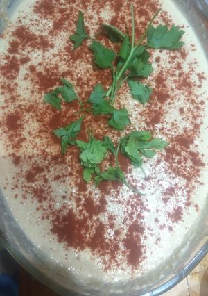 Una foto de Hummus (receta original Siria)