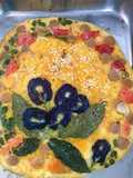 Focaccia bunga Telang
