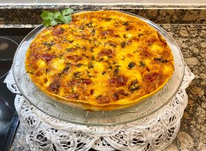 Foto principal de Pizza con pisto y queso provolone