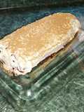 Brazo gitano de chocolate, relleno de fresa