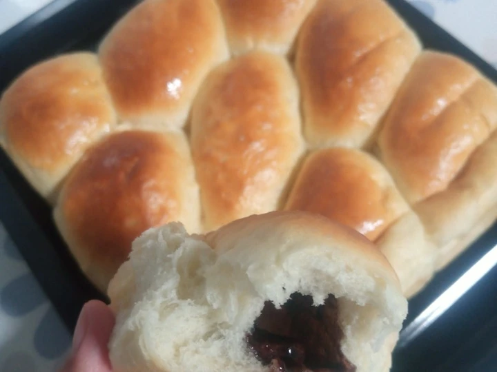 Langkah Gampang Membuat Resep Condensed milk bread | roti sobek pisang coklat yang Bikin Ngiler Anti Ribet, Bikin Ngiler