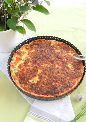 Une photo de Tarte provençale au gruyère