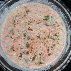 A picture of Carrot cucumber salad.