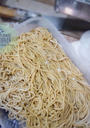 Foto resep Mie Mentah Homemade 1 Telur Kenyal