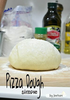 Foto resep Simple Pizza dough