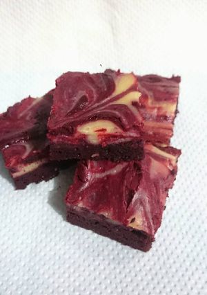 Foto resep Red Velvet Marble Brownies