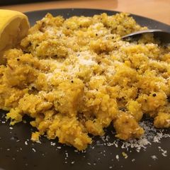 A picture of Bhutte ka Kees (Spicy corn dish).