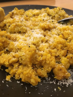 A picture of Bhutte ka Kees (Spicy corn dish).