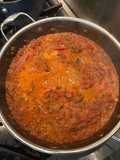 Lamb ragu or lamb meat sauce