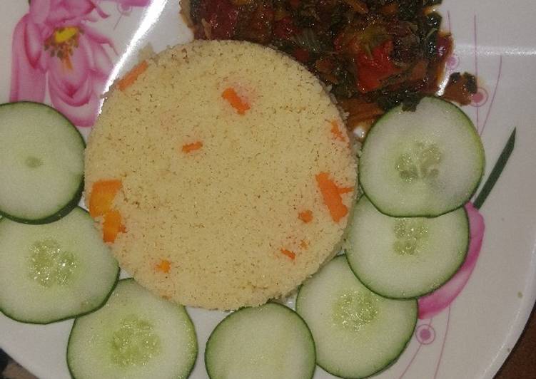 Recipe of Cus cus wif vegetable soup in A Minutes for Beginners