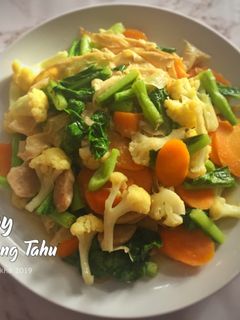 Foto resep Capcay Kembang Tahu
