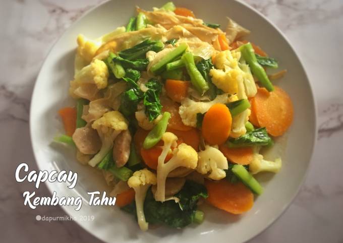 Capcay Kembang Tahu