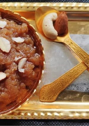A picture of Amaranth -Rajgira Halwa/Sheera~Quick Gluten -Free(Fasting Dessert).