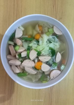 Foto resep Sayur Sop Sosis