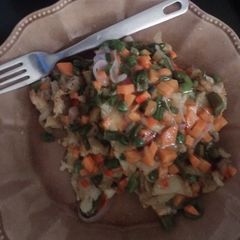 A picture of Sweet and Irish potatoes frittatas.