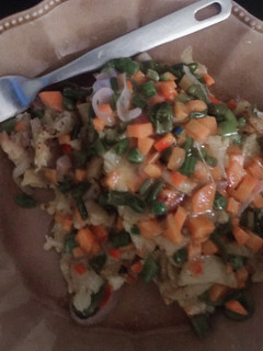 A picture of Sweet and Irish potatoes frittatas.