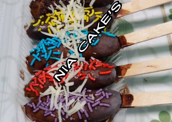 Resep Es pisang coklat murmer, Bisa Manjain Lidah