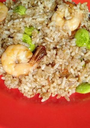 Foto resep Nasgor udang pete